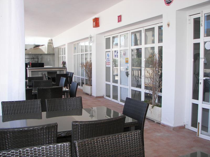 Hostal Los Pinos Эс-Кана Ресторан фото